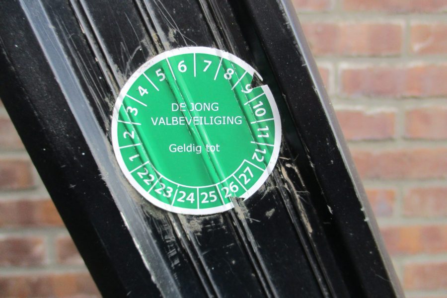 valbeveiliging sticker
